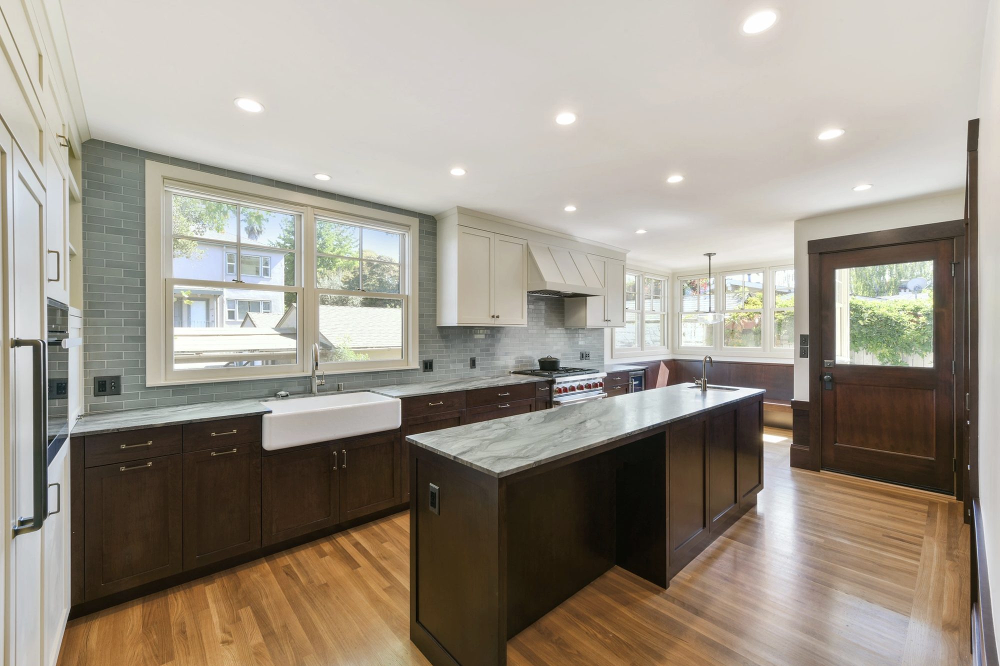 Brookside Craftsman espresso kitchen