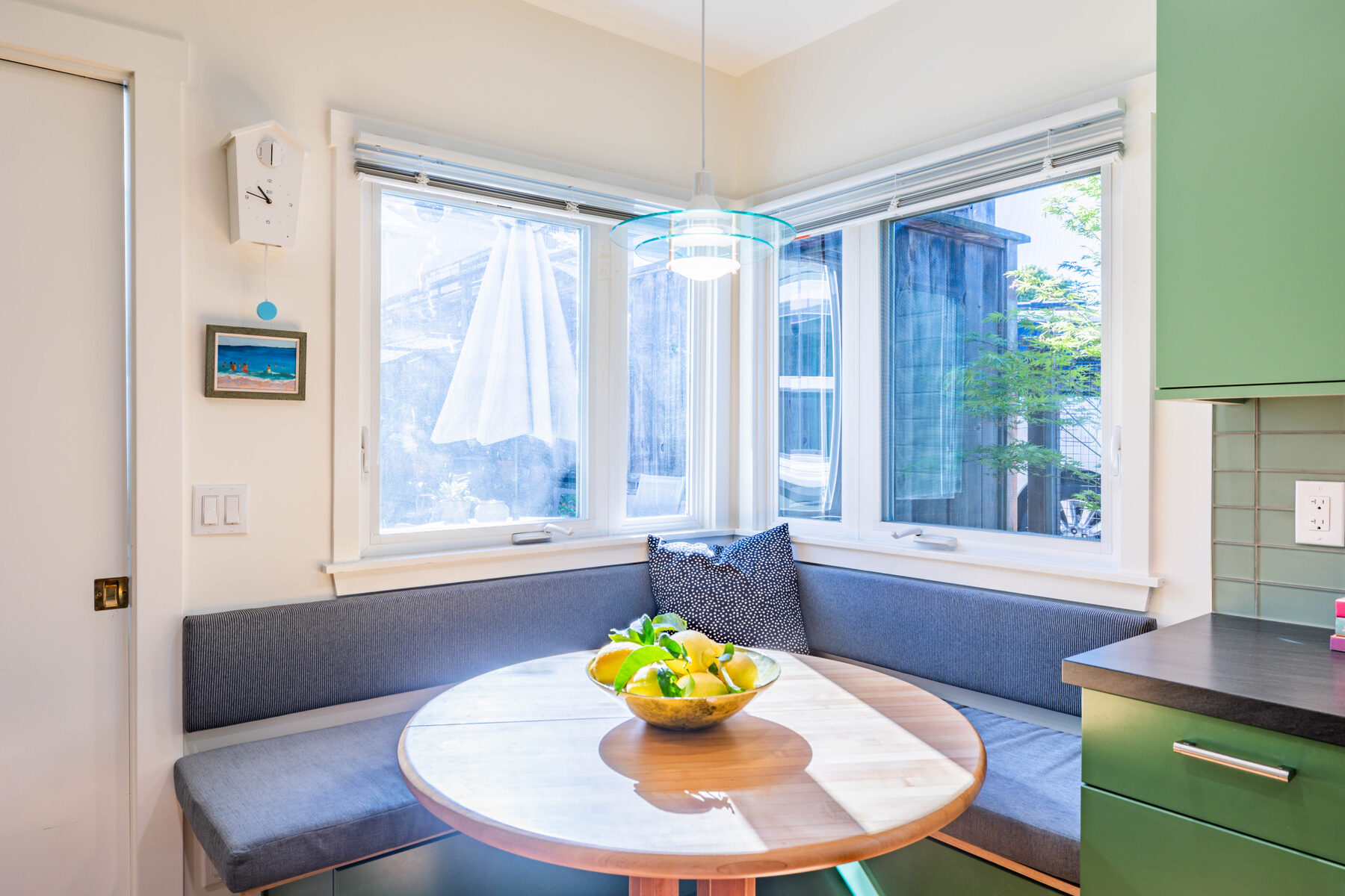 Curtis Street banquette nook