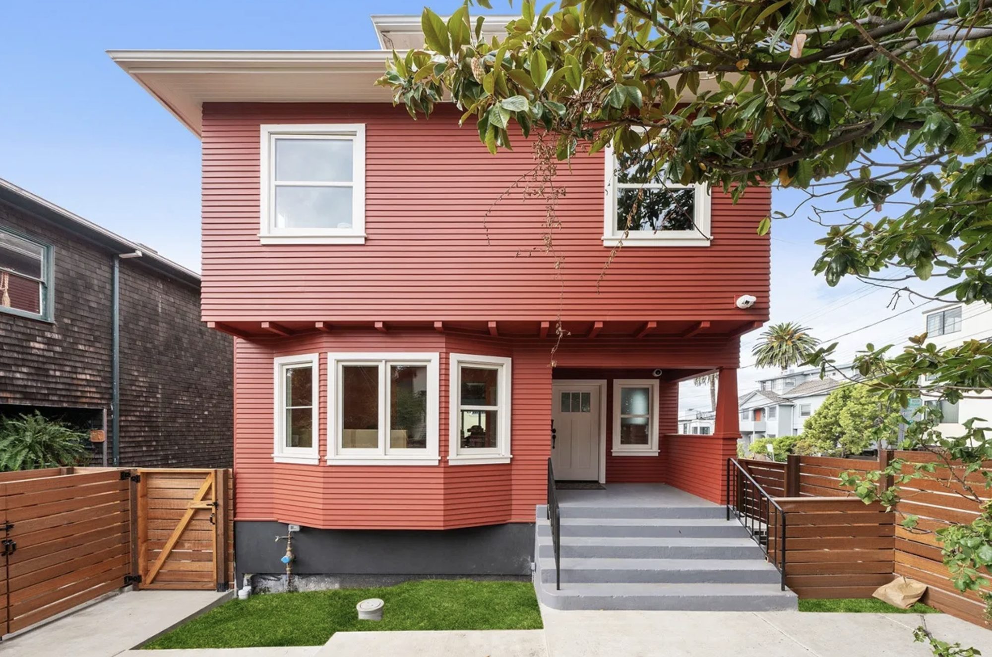 Magnolia Street restored Craftsman facade